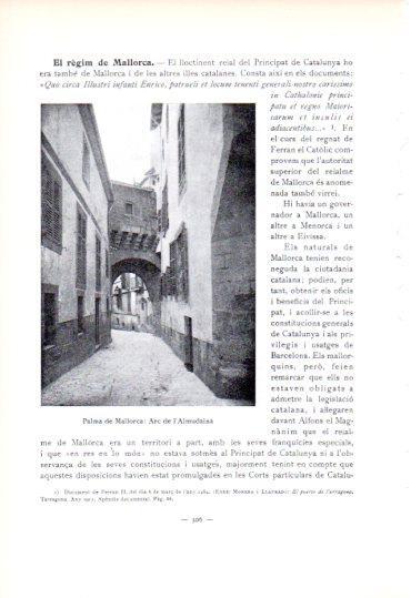 LAMINA V45294: Arc de l'Almudaina, Palma de Mallorca