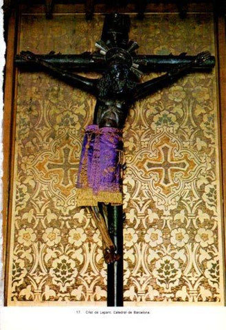 LAMINA V45295: Crist de Lepant, Catedral de Barcelona