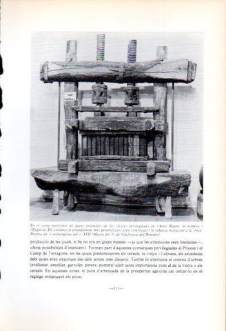 LAMINA V45209: Premsa de vi menorquina segle XVII