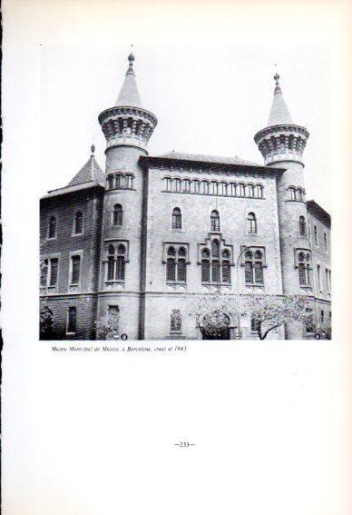 LAMINA V45191: Museu Municipal de Musica, Barcelona