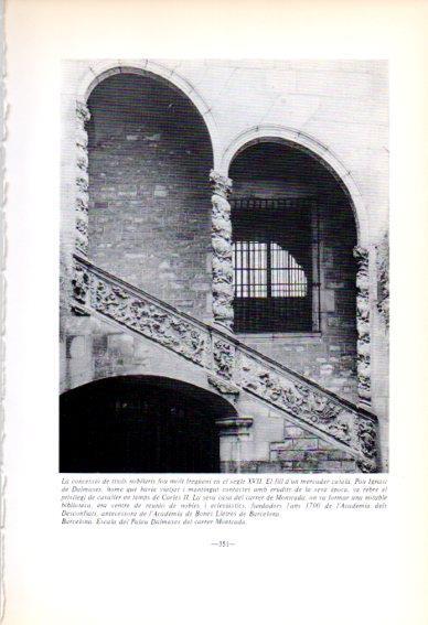 LAMINA V45216: Escala del Palau Dalmases, Barcelona