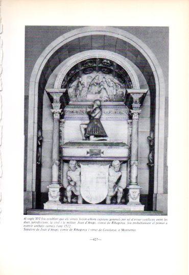 LAMINA V45244: Sepulcre de Joan d'Arago a Montserrat