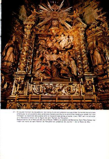 LAMINA V45242: Retaule Mare de Deu de la Merce, Catedral de Barcelona