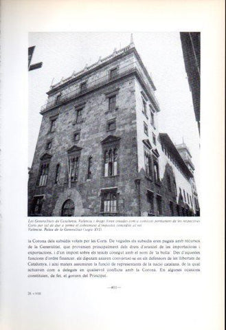 LAMINA V45236: Palau de la Generalitat, Valencia