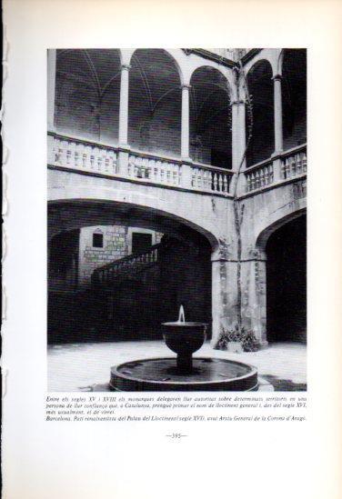 LAMINA V45234: Pati del Palau del Lloctinent, Barcelona