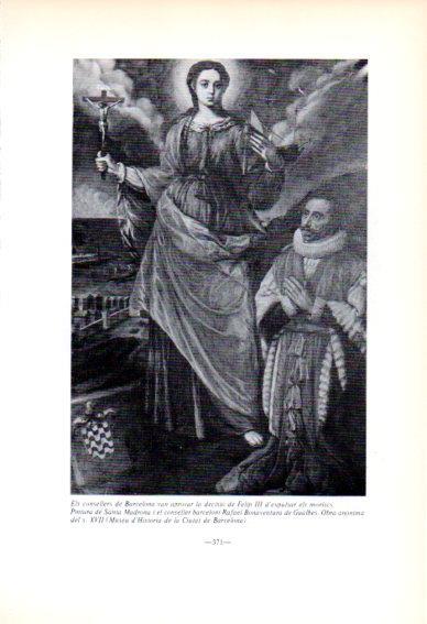 LAMINA V45227: Santa Madrona i Rafael Bonaventura de Gualbes pintura 
