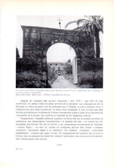 LAMINA V45226: Mansio de l'arquebisbe de Tortosa a Bitem
