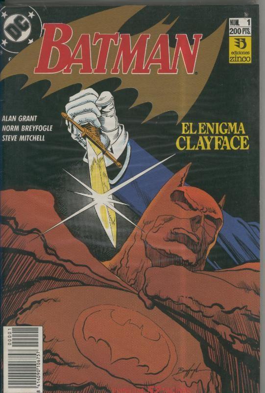 Zinco: Batman especial: El enigma Clayface numero 1