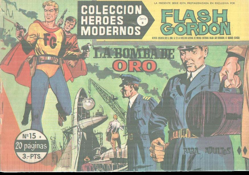 Heroes Modernos serie B: Flash Gordon numero 15: La bomba de oro