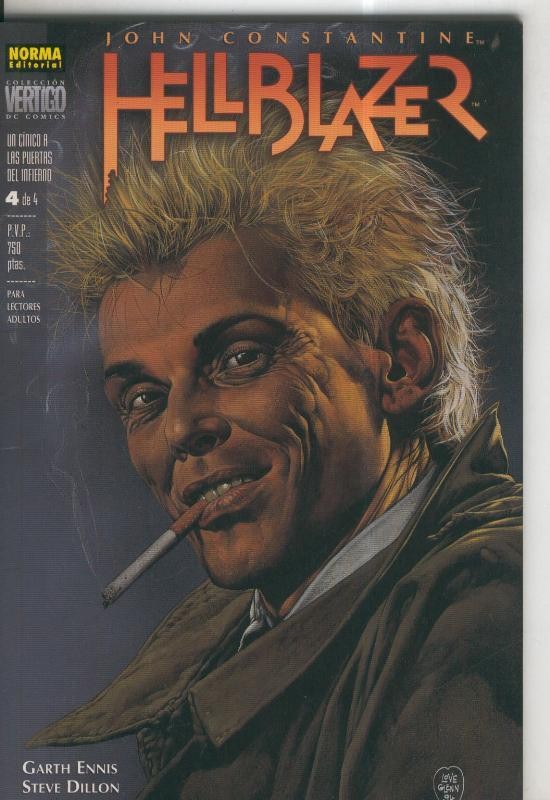 Coleccion Vertigo numero 095: Hellblazer:Un Cinico a las puertas del infierno numero 4