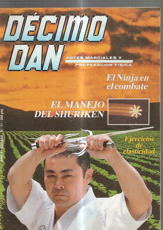 Decimo Dan. Artes Marciales y preparacion fisica numero 11 1986: El Ninja en