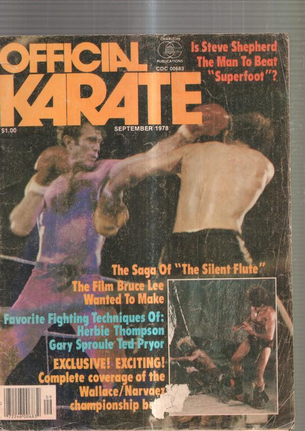 Official Karate april 1978: The Elvis Presley I Knew by Ed Parker- The fights in In-