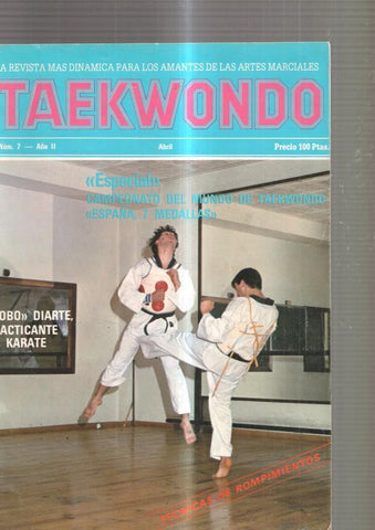 Taekwondo numero 07: Especial Campeonato del mundo de Taekwondo, España