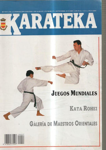 Karateka numero 27, septiembre-octubre 1987: Copa Alberto de Monaco- Del 