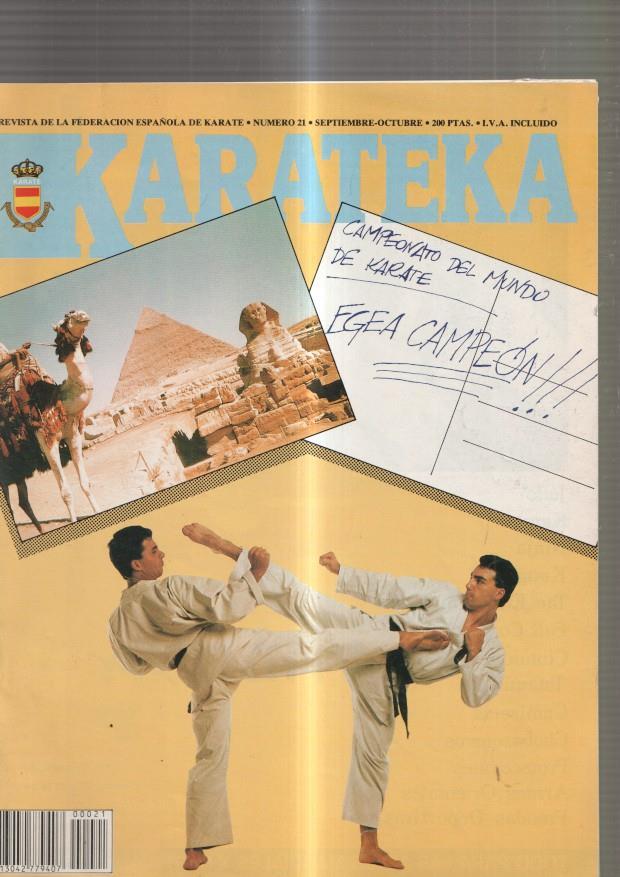 Karateka numero 21, septiembre octubre 1987: Medicina deportiva- Las artes