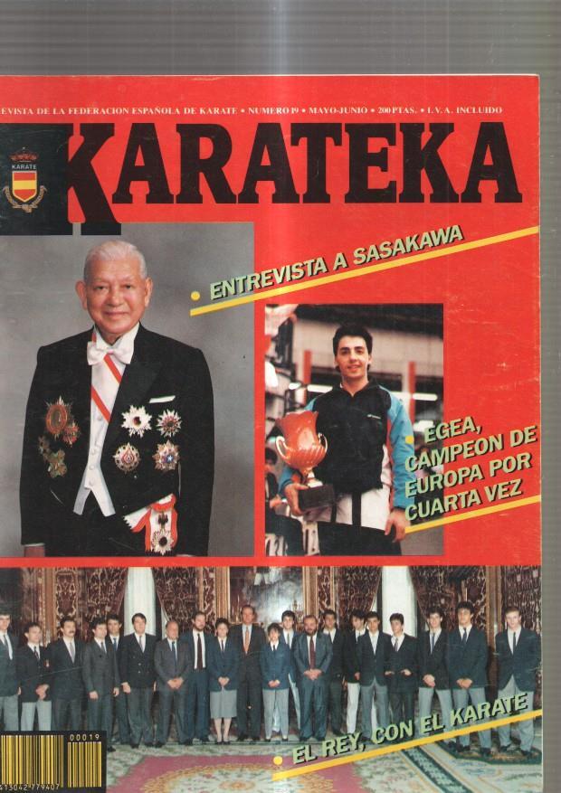 Karateka numero 19, mayo-junio 1987: Entrevista a Sasakawa- Egea. campeon