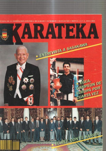 Karateka numero 19, mayo-junio 1987: Entrevista a Sasakawa- Egea. campeon