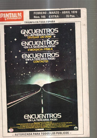 Pantallas y escenarios numero Extra 145, Febrero, marzo, abril 1978: Encuentros