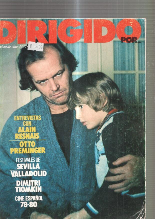 Dirigido numero 77, noviembre 1980: Entrevistas con Alain Resnais- Otto Premin-