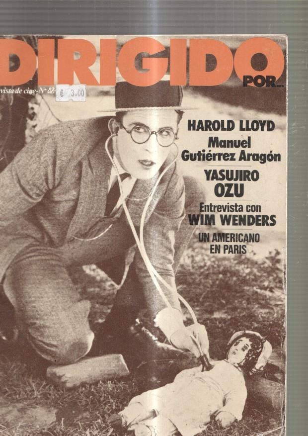 Dirigido numero 82, abril 1981: Harold Lloyd, Manuel Gutierrez Aragon- Yasujiro