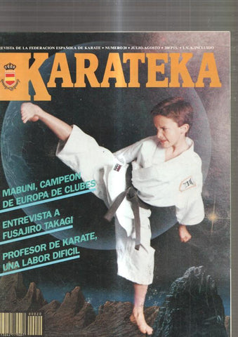 Karateka numero 20, julio-agosto : Mabuni, campeon de Europa de clubes- En-
