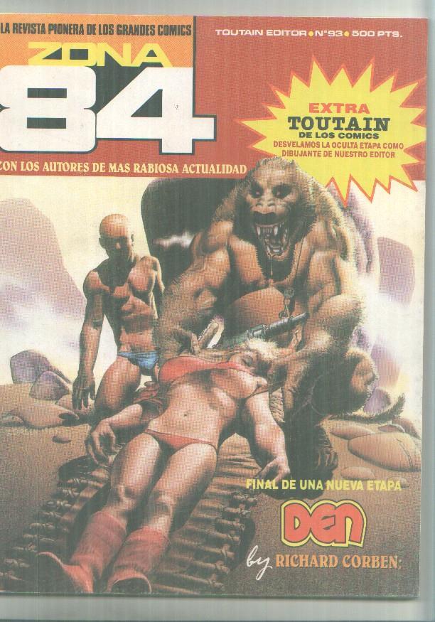 Toutain revista Zona 84 numero 93: Den III por corben