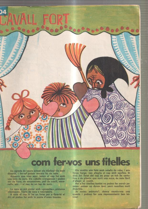 Revista: Cavall Fort num. 104, 1967: El mon de cada dia- La casa sota la sorra-