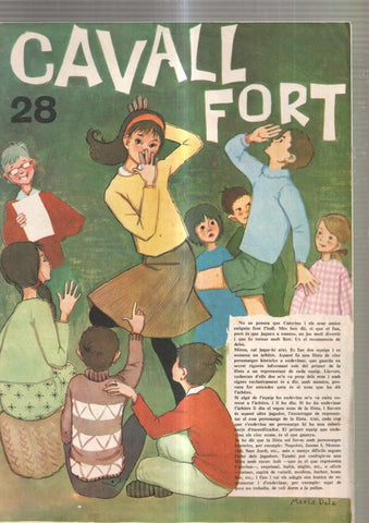 Revista Cavall Fort num. 28, 1961: El Dr. Narcis Jubany i Arnau- Les calories- Pitof-