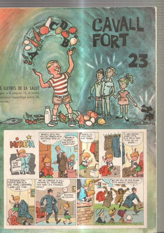 Revista Cavall Fort num. 23, 1961: Mireia- Pitof- El camp del senglar- Quina trepa-