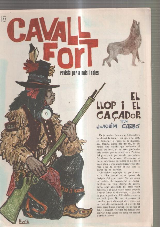 Cavall Fort num. 218, gener 1972: El llop i el caçador- L avi Quim- Una