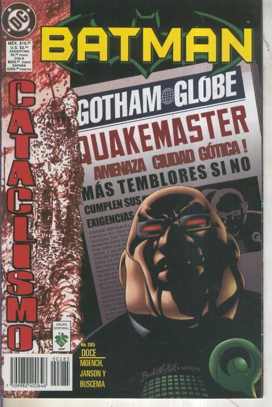 VID: Batman numero 285: Cataclismo