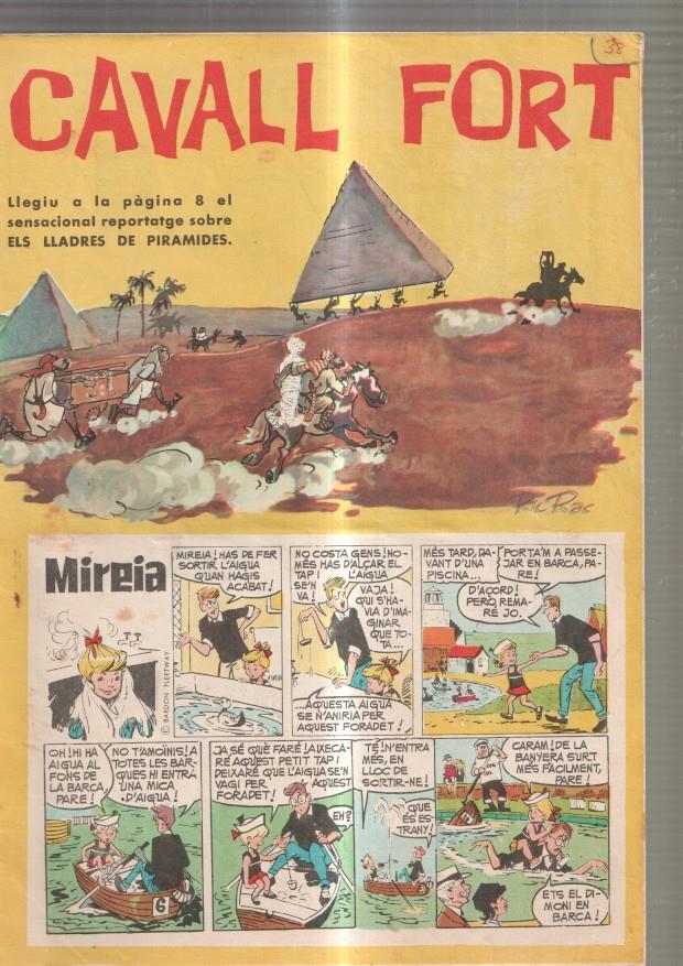 Revista: Cavall Fort numero 0038, 1964: Mireia- Pitof- La Patrulla dels castors: La
