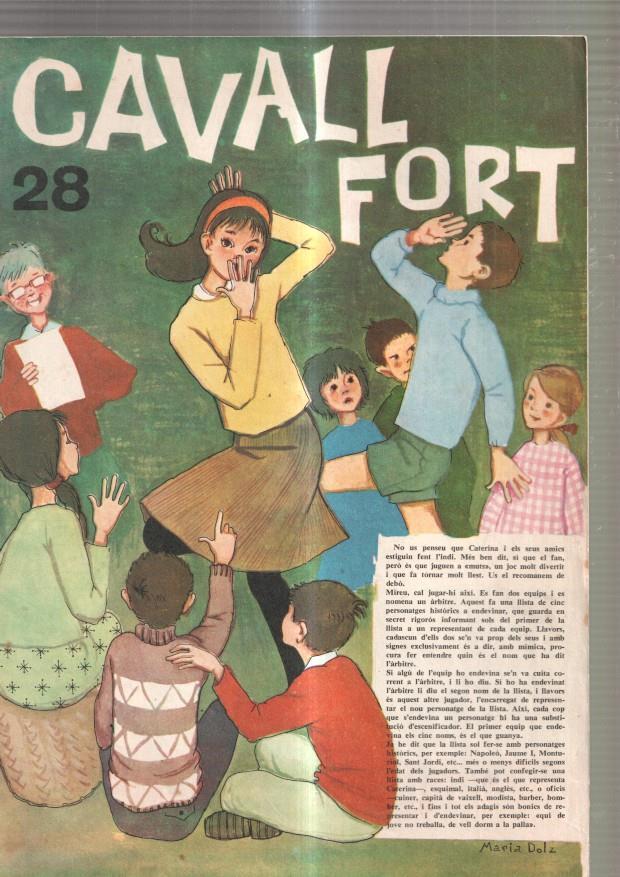 Revista: Cavall Fort numero 0028, 1961: El Dr. Jubany i Arnau, bisbe de Girona- Les 