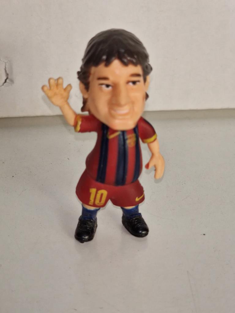 Figura de PVC: Messi, con el numero 10 de la camiseta del F.C. Barcelona