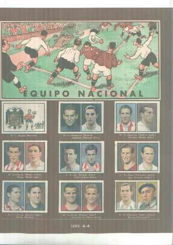 Cromos: Gallina Blanca: Equipo nacional +C.F.Barcelona + Real Oviedo