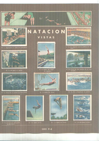 Cromos: Gallina Blanca: Natacion + Ciclismo