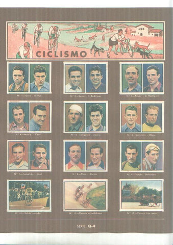 Cromos: Gallina Blanca: Natacion + Ciclismo