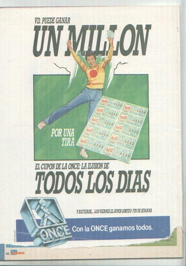 Revista Tele Indiscreta numero 38: garabatos en cubierta segun imagen, roto pagina trasera segun imagen adjunta