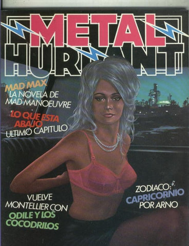 Metal Hurlant revista numero 22: odile y los cocodrilos de Montellier