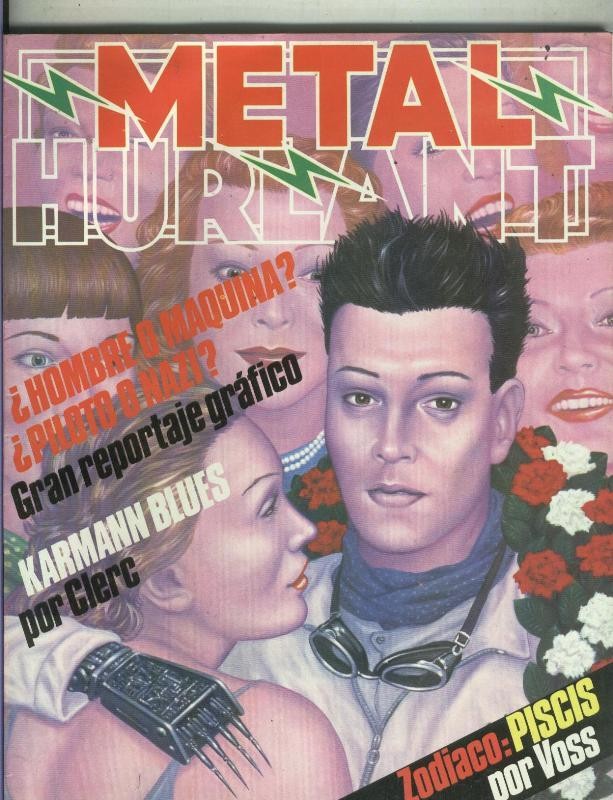 Revista Metal Hurlant numero 24: Piscis por Voss