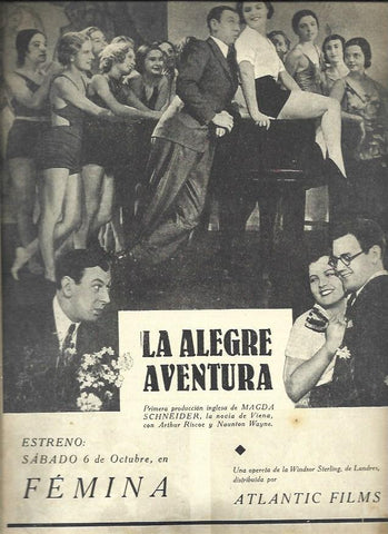LAMINA 37840: Estreno La alegre Aventura
