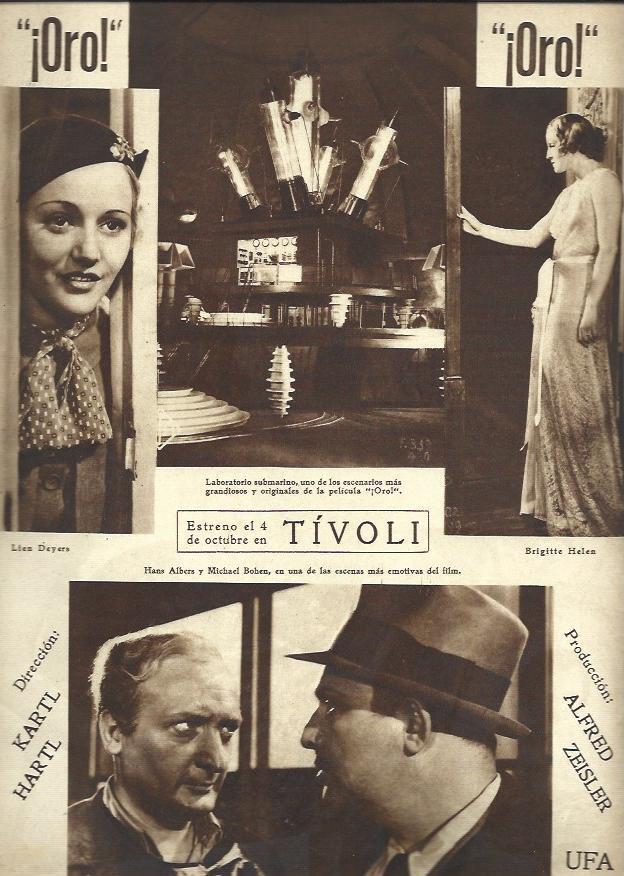 LAMINA 37844: Estreno en el Tivoli de Oro Oro