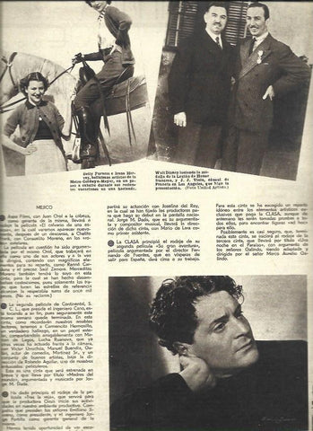LAMINA 37821: Walt Disney con J. J. Viala