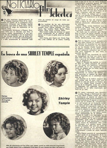 LAMINA 37820: Concurso En busca de Shirley Temple