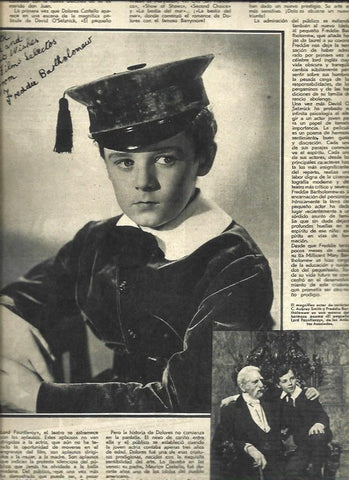 LAMINA 37805: Freddie Bartholomew