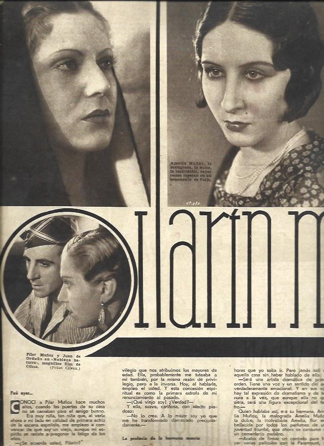 LAMINA 37819: Pilar Muñoz en diferentes peliculas