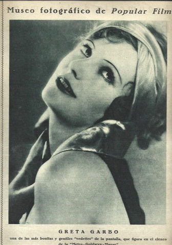 LAMINA 37883: Greta Garbo