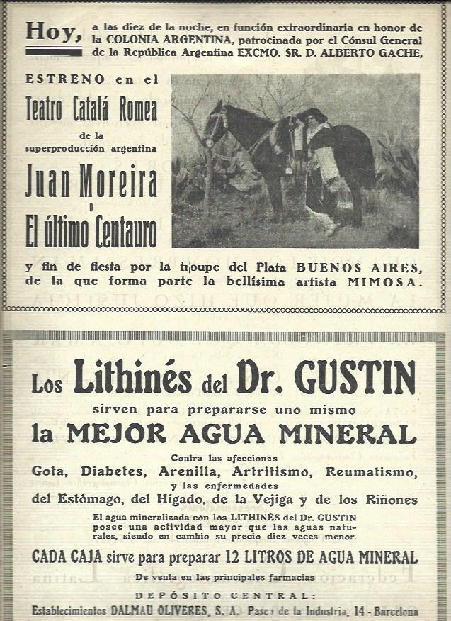 LAMINA 37888: Anuncio de El ultimo Centauro 