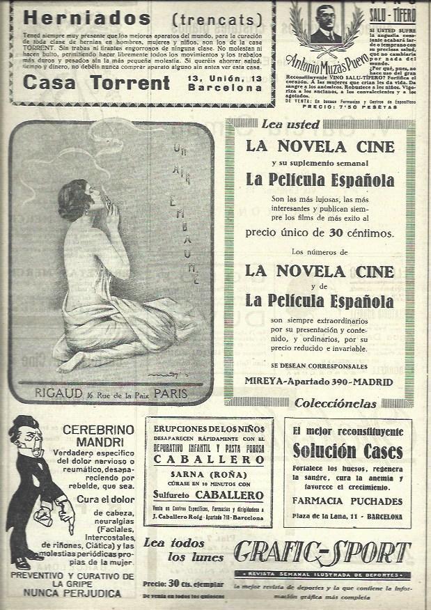 LAMINA 37895: Pagina de anuncios publicitarios