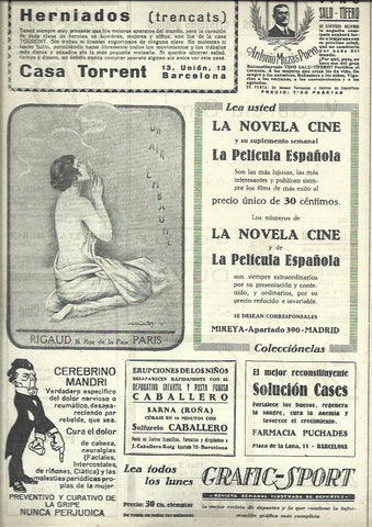 LAMINA 37895: Pagina de anuncios publicitarios